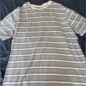Men’s Big and Tall Striped T Shirt